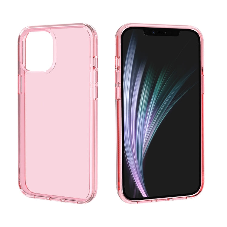 For iPhone 12 / 12 Pro Shockproof Terminator Style Transparent Protective Case