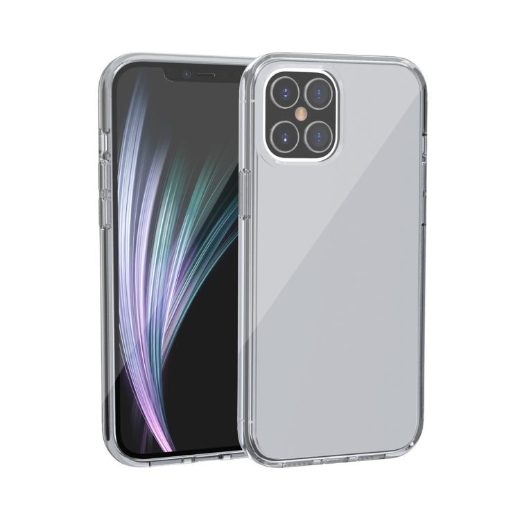 For iPhone 12 / 12 Pro Shockproof Terminator Style Transparent Protective Case