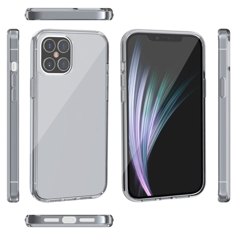 For iPhone 12 / 12 Pro Shockproof Terminator Style Transparent Protective Case