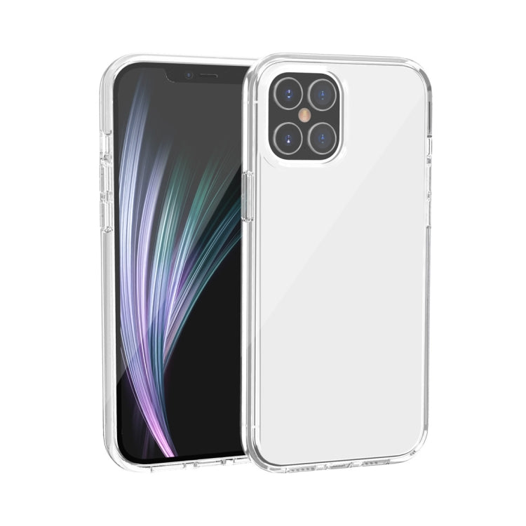 For iPhone 12 / 12 Pro Shockproof Terminator Style Transparent Protective Case