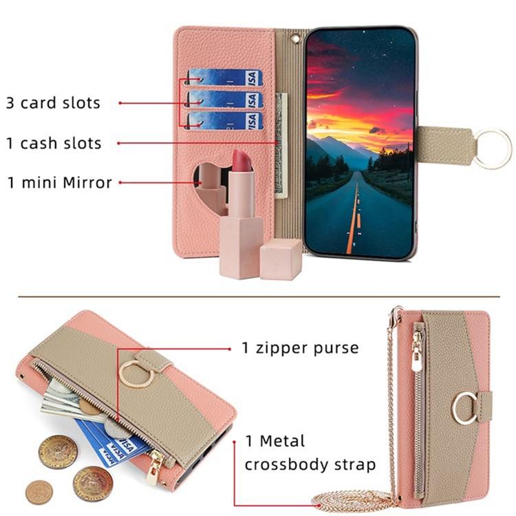 For OnePlus 15 Crossbody Litchi Texture Leather Phone Case