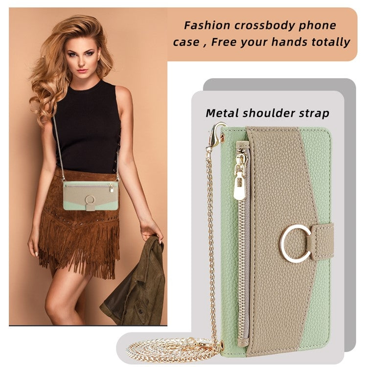 For Realme 12 5G Crossbody Litchi Texture Leather Phone Case