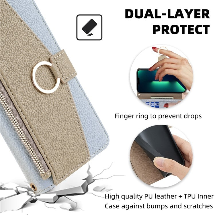 For Realme C65 4G Crossbody Litchi Texture Leather Phone Case