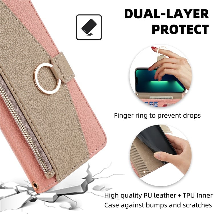 For Honor Magic6 Pro 5G Crossbody Litchi Texture Leather Phone Case