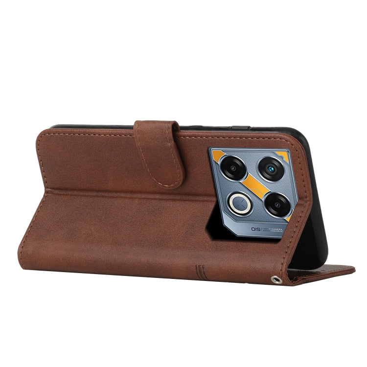 For Infinix GT 20 Pro Stitching Calf Texture Buckle Leather Phone Case