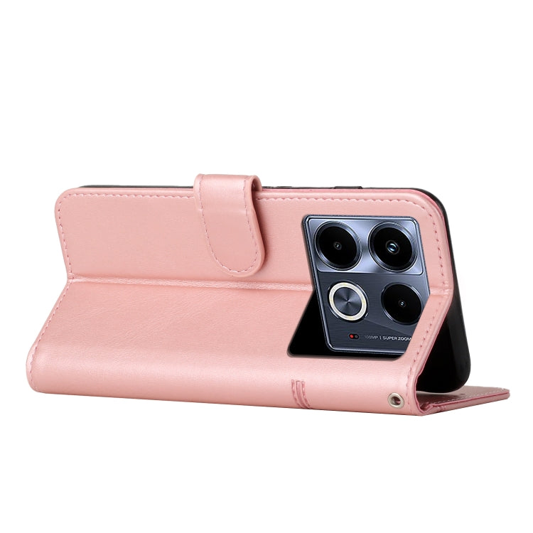 For Infinix Note 40 5G Stitching Calf Texture Buckle Leather Phone Case