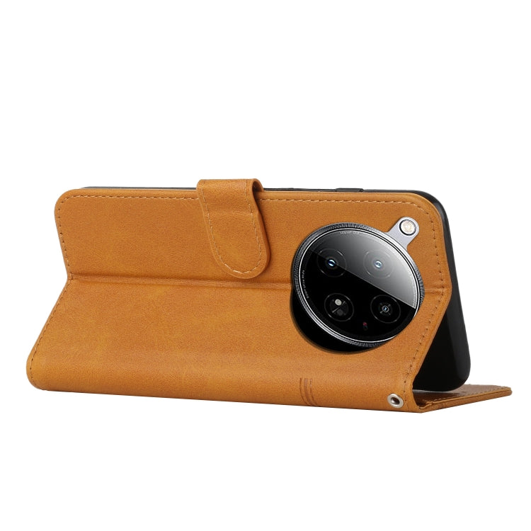 For Infinix Zero 40 4G Stitching Calf Texture Buckle Leather Phone Case