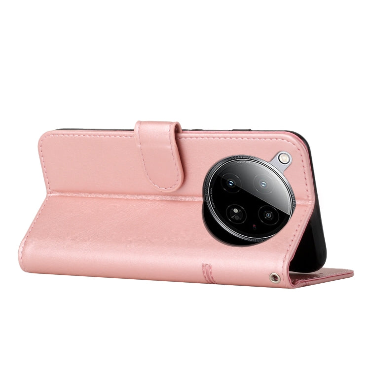 For Infinix Zero 40 4G Stitching Calf Texture Buckle Leather Phone Case