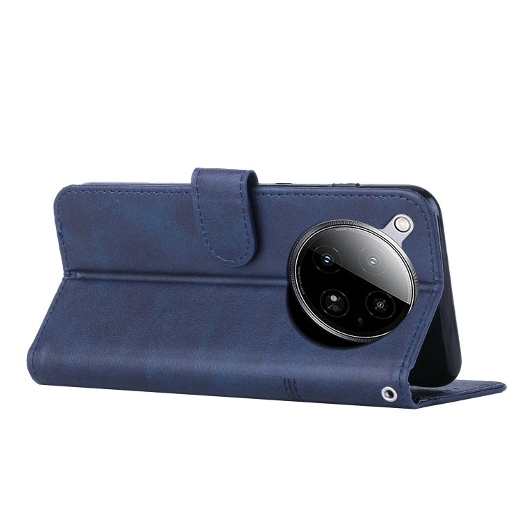 For Infinix Zero 40 4G Stitching Calf Texture Buckle Leather Phone Case