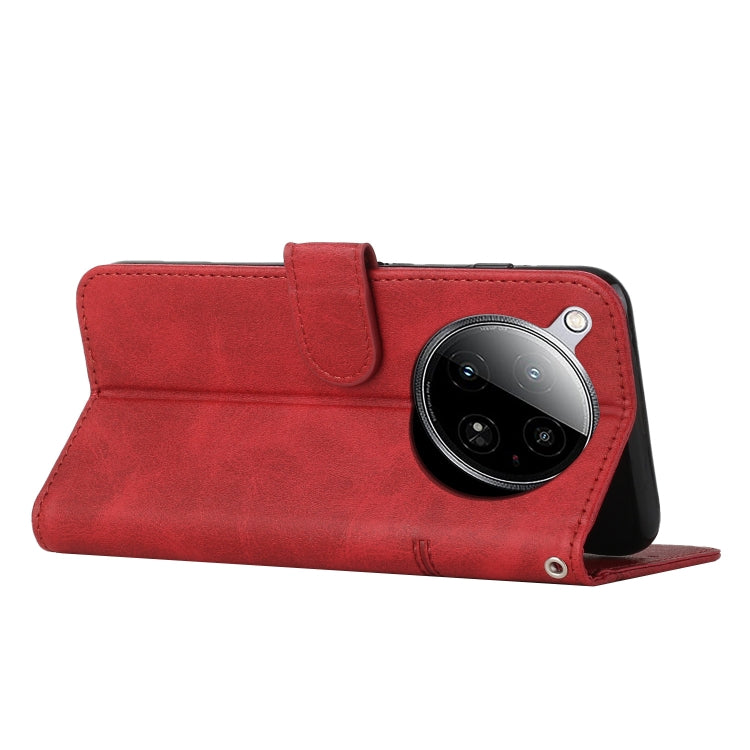 For Infinix Zero 40 4G Stitching Calf Texture Buckle Leather Phone Case