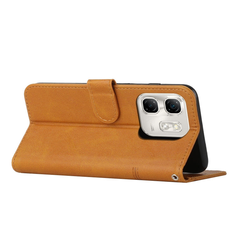 For Infinix Hot 50i Stitching Calf Texture Buckle Leather Phone Case