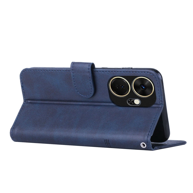 For itel P55+ Stitching Calf Texture Buckle Leather Phone Case