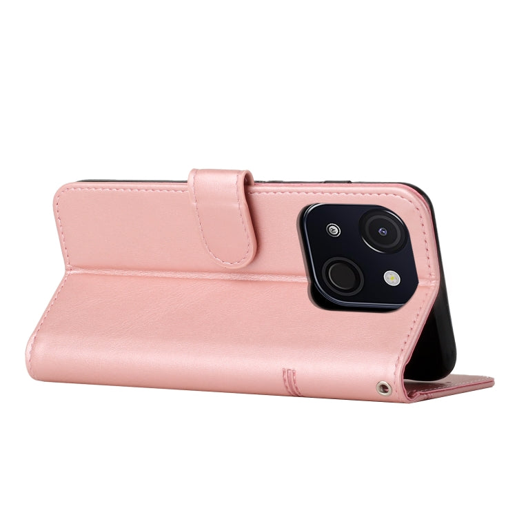 For itel A50C Stitching Calf Texture Buckle Leather Phone Case