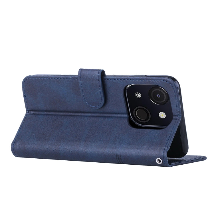 For itel A50C Stitching Calf Texture Buckle Leather Phone Case