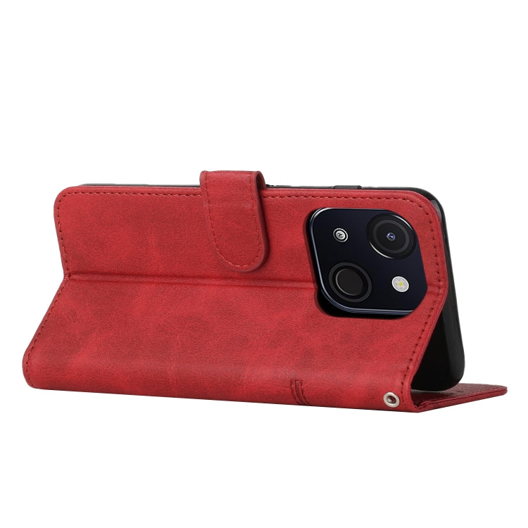 For itel A50C Stitching Calf Texture Buckle Leather Phone Case