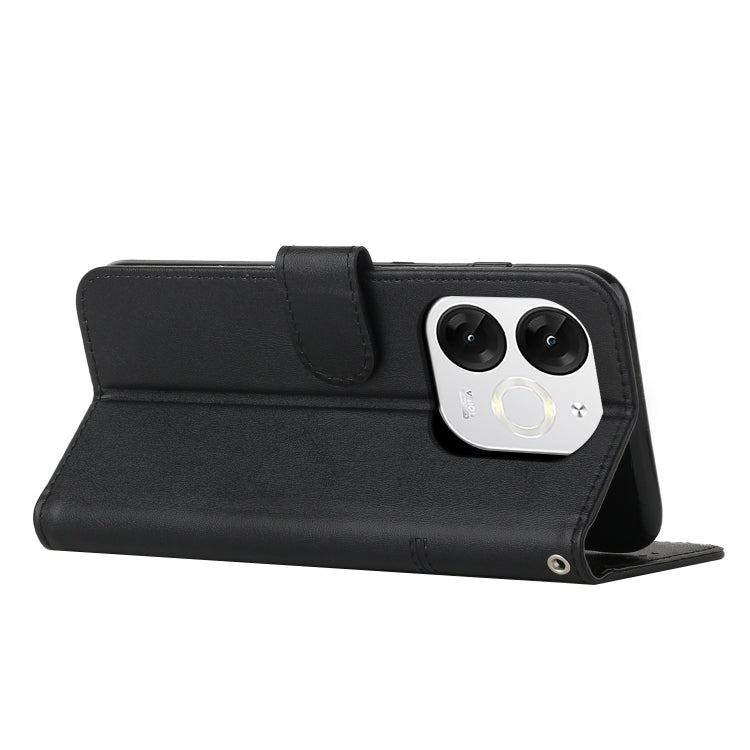 For itel A80 Stitching Calf Texture Buckle Leather Phone Case