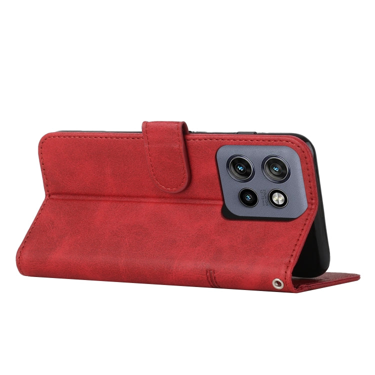For Motorola Edge 50 Neo Stitching Calf Texture Buckle Leather Phone Case