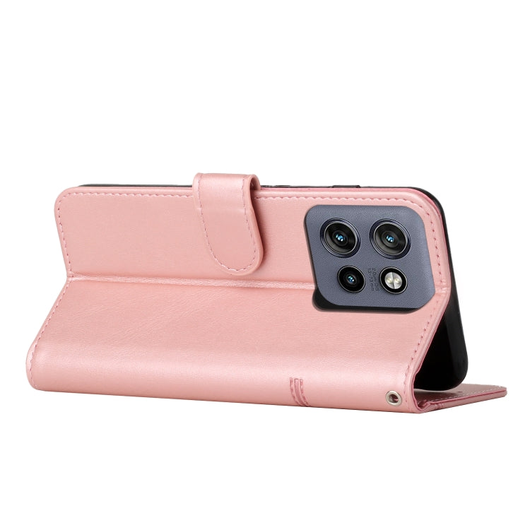 For Motorola Edge 50 Neo Stitching Calf Texture Buckle Leather Phone Case