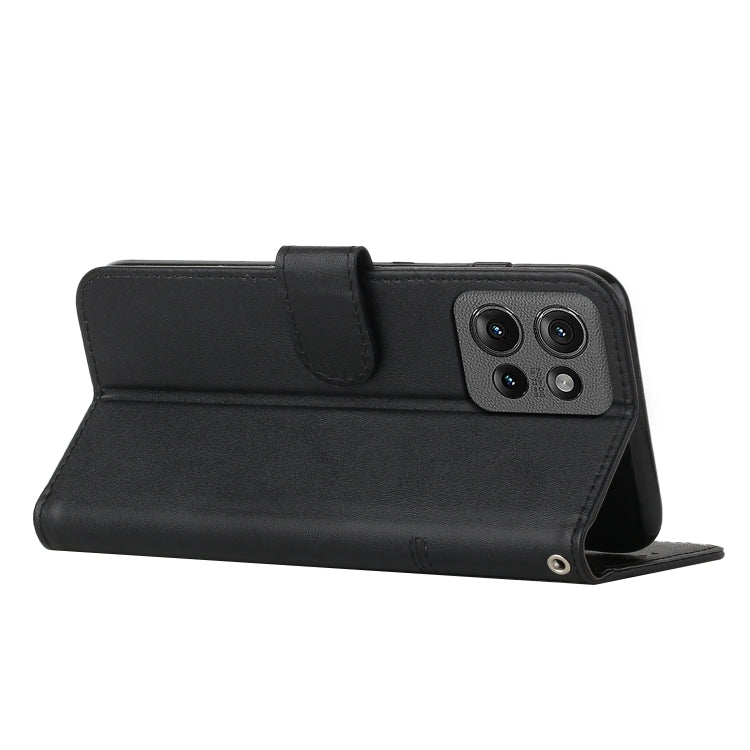 For Motorola Edge 50 Stitching Calf Texture Buckle Leather Phone Case