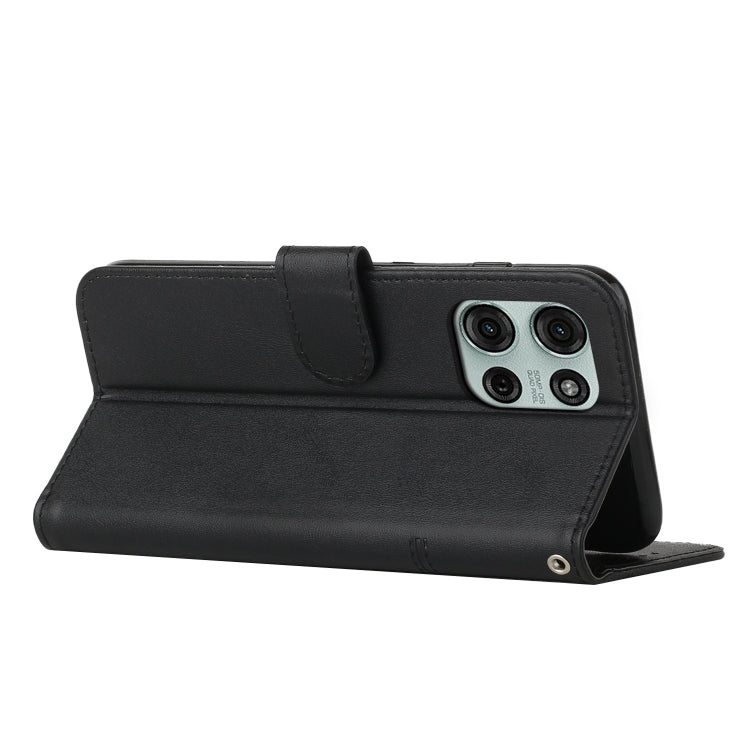 For Motorola Moto G75 Stitching Calf Texture Buckle Leather Phone Case