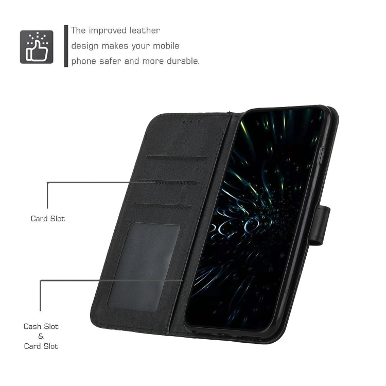 For OPPO A3 Pro China Stitching Calf Texture Buckle Leather Phone Case