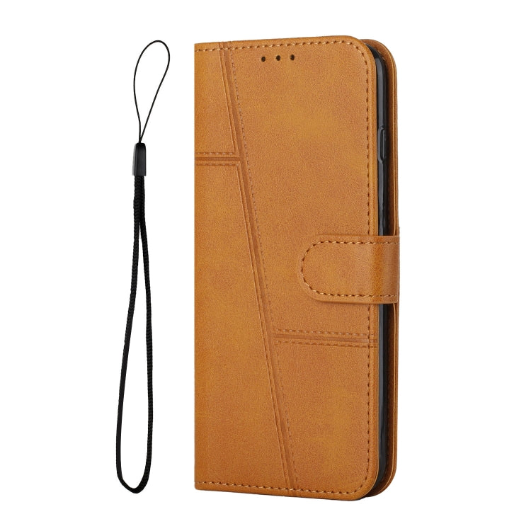 For OPPO A3 Pro China Stitching Calf Texture Buckle Leather Phone Case