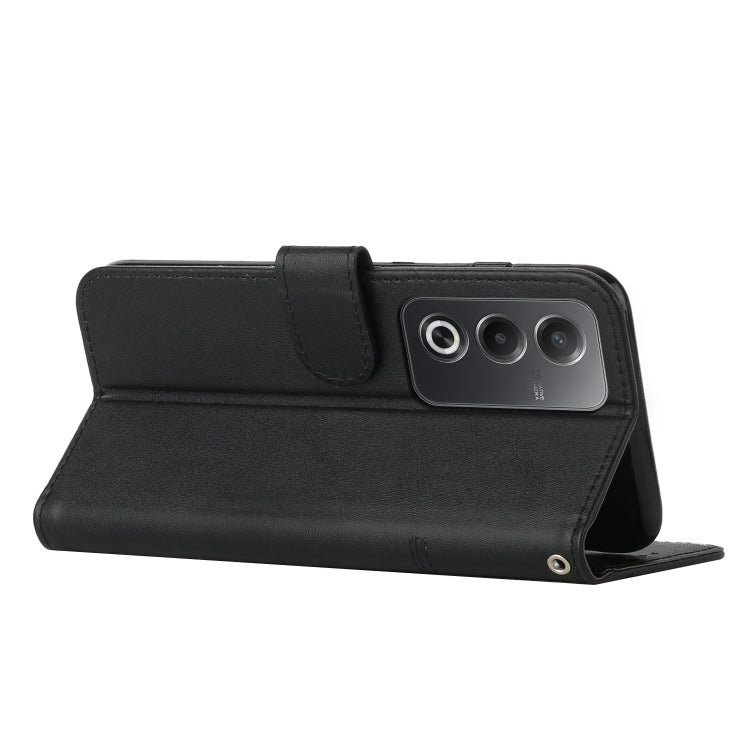 For OPPO A3 Pro Stitching Calf Texture Buckle Leather Phone Case