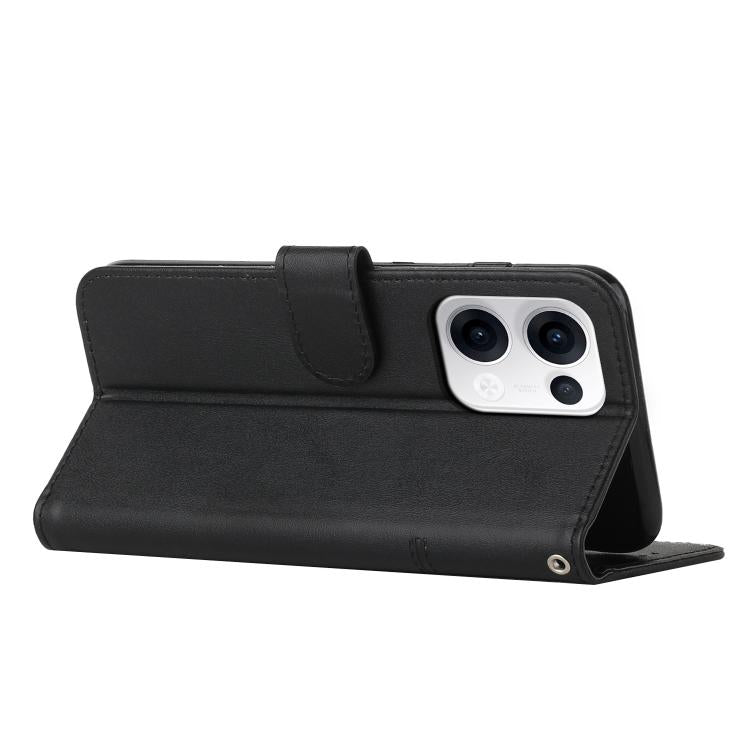 For OPPO Reno13 5G Global Stitching Calf Texture Buckle Leather Phone Case