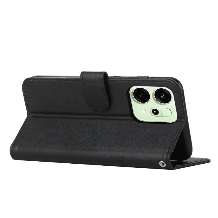 For OPPO Reno14 Pro 5G Global Stitching Calf Texture Buckle Leather Phone Case