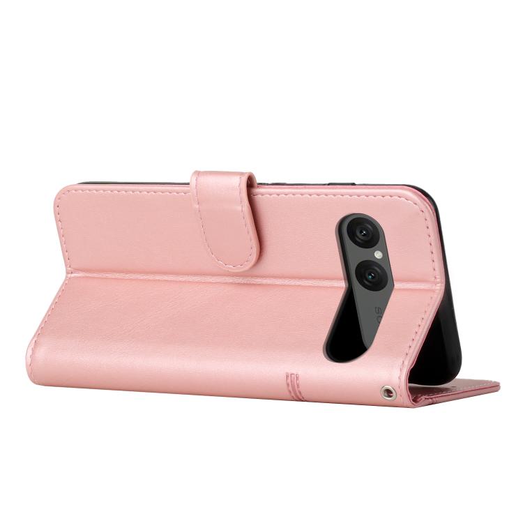 For Sony Xperia 10 VII Stitching Calf Texture Buckle Leather Phone Case