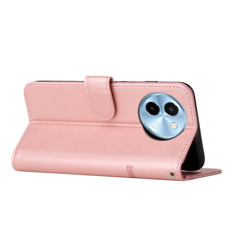 For vivo Y38 5G Stitching Calf Texture Buckle Leather Phone Case