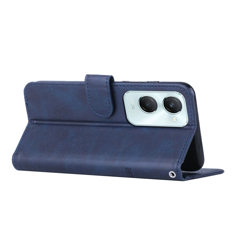 For vivo Y03 / Y18 / Y18e Stitching Calf Texture Buckle Leather Phone Case