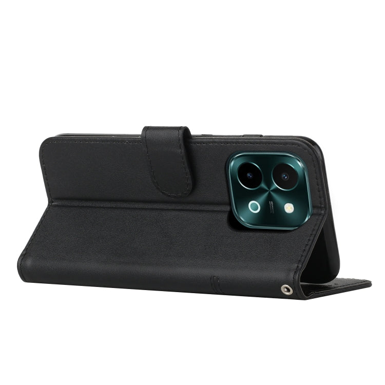For vivo Y28 4G Stitching Calf Texture Buckle Leather Phone Case