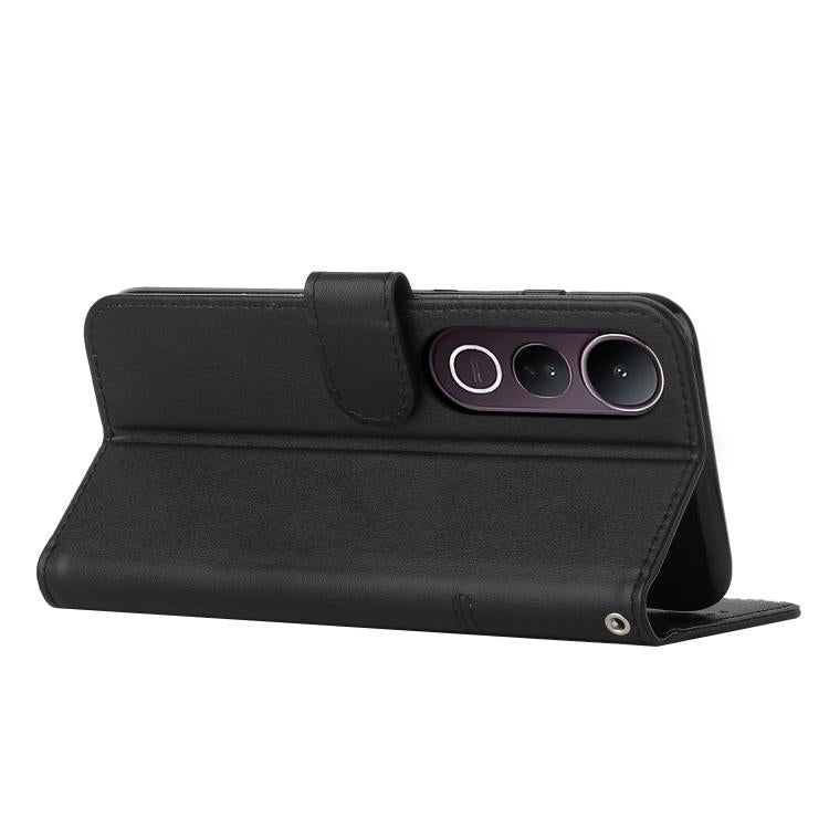For vivo V50 Lite Stitching Calf Texture Buckle Leather Phone Case