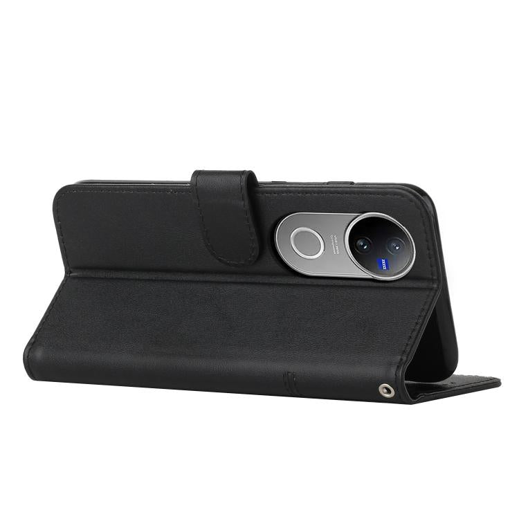 For vivo V50 5G Global Stitching Calf Texture Buckle Leather Phone Case