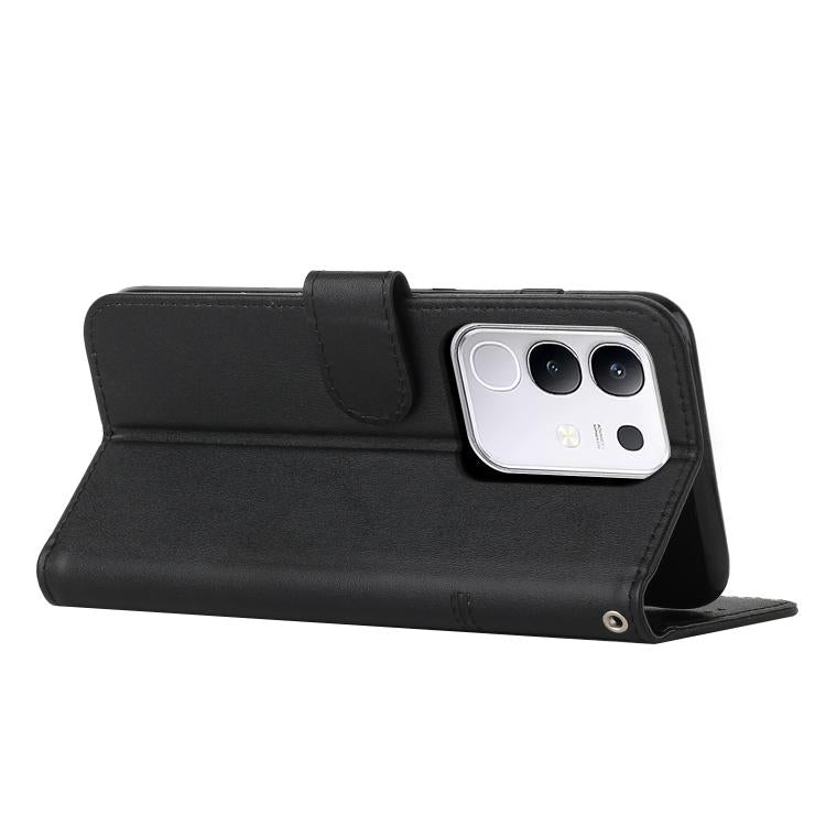 For vivo Y29 4G Stitching Calf Texture Buckle Leather Phone Case