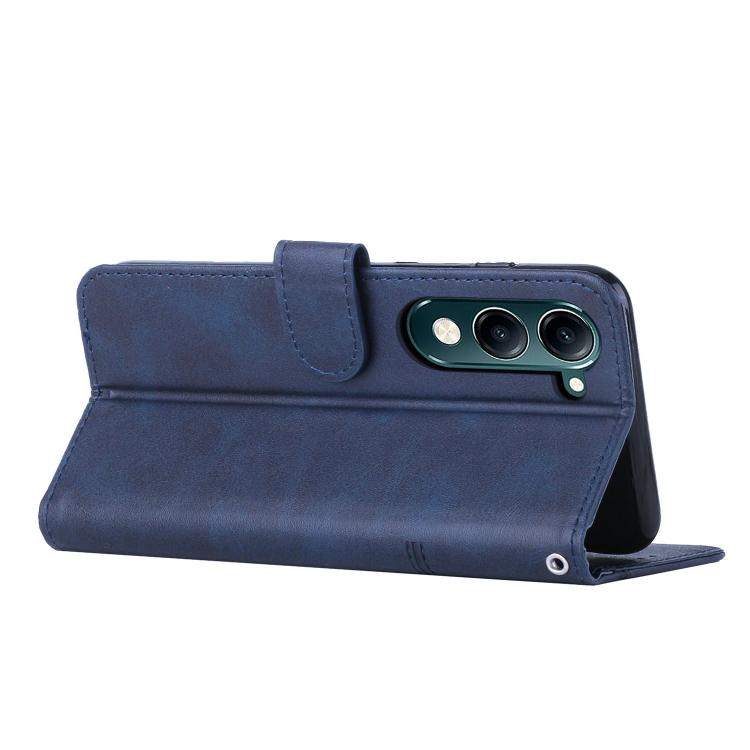 For vivo Y29s 5G / Y04 4G Stitching Calf Texture Buckle Leather Phone Case