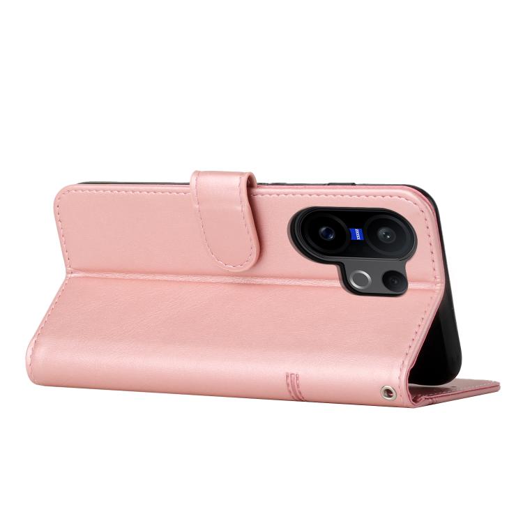 For vivo X200 FE / S30 Pro mini Stitching Calf Texture Buckle Leather Phone Case