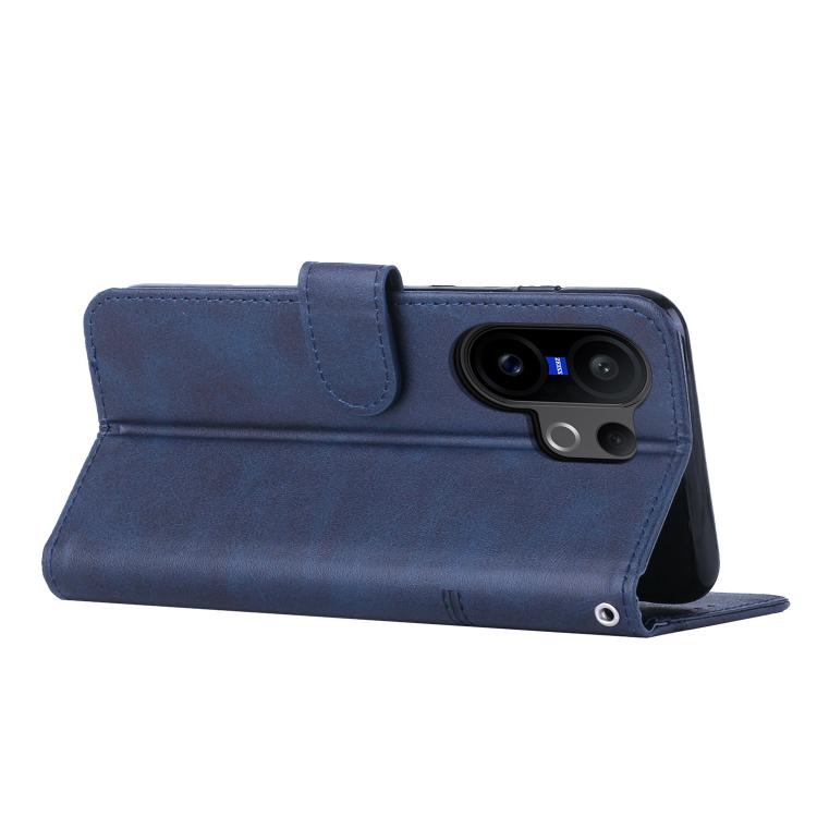 For vivo X200 FE / S30 Pro mini Stitching Calf Texture Buckle Leather Phone Case