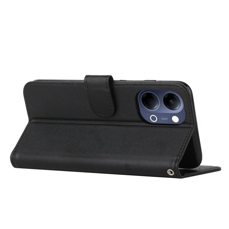 For vivo Y05 4G Stitching Calf Texture Buckle Leather Phone Case