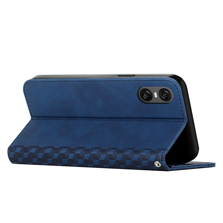 For Sony Xperia 5 VI Diamond Splicing Skin Feel Magnetic Leather Phone Case