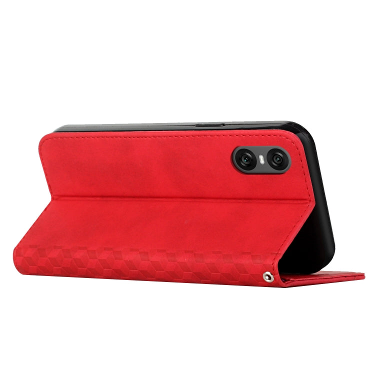 For Sony Xperia 5 VI Diamond Splicing Skin Feel Magnetic Leather Phone Case