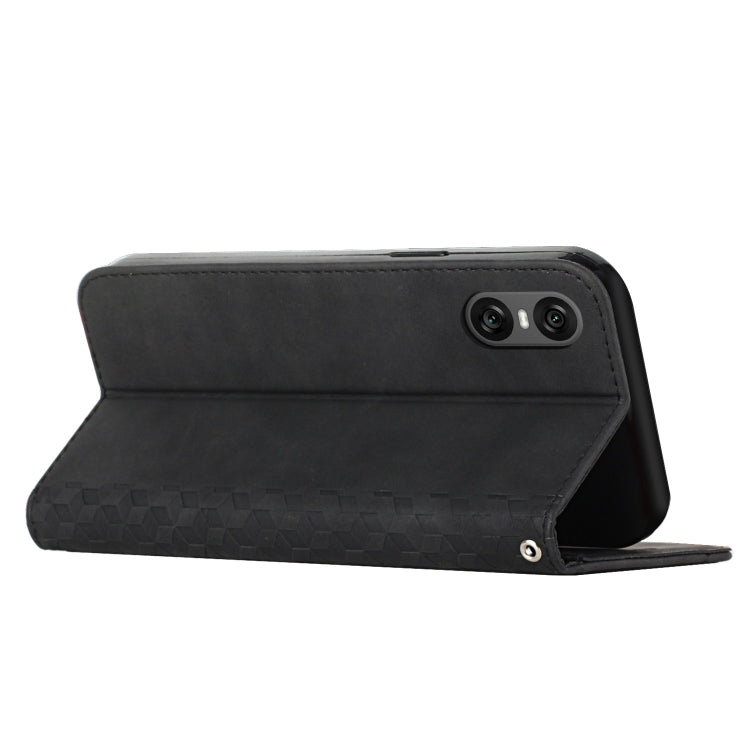 For Sony Xperia 5 VI Diamond Splicing Skin Feel Magnetic Leather Phone Case