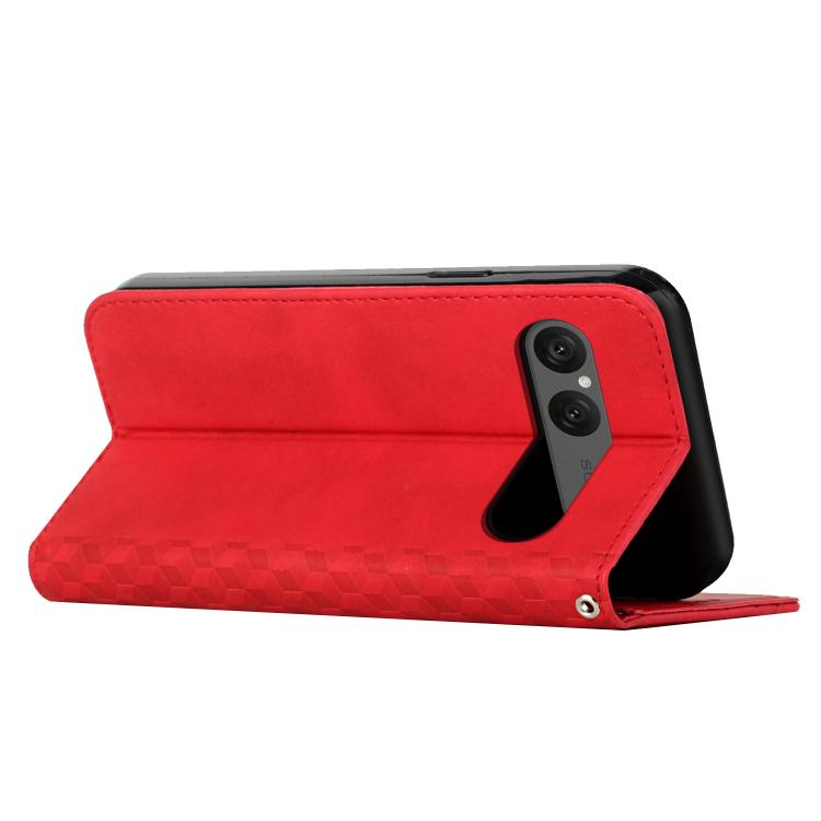 For Sony Xperia 10 VII Diamond Splicing Skin Feel Magnetic Leather Phone Case