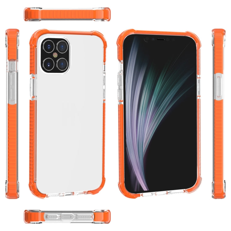 For iPhone 12 / 12 Pro Four-corner Shockproof TPU + Acrylic Protective Case