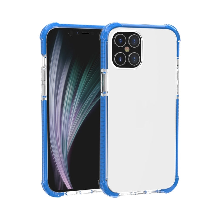 For iPhone 12 / 12 Pro Four-corner Shockproof TPU + Acrylic Protective Case