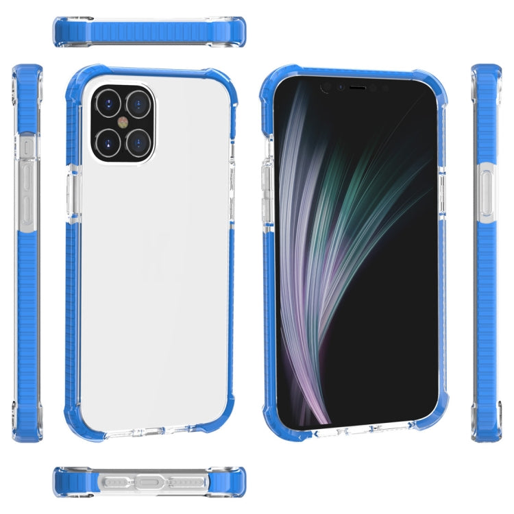 For iPhone 12 / 12 Pro Four-corner Shockproof TPU + Acrylic Protective Case