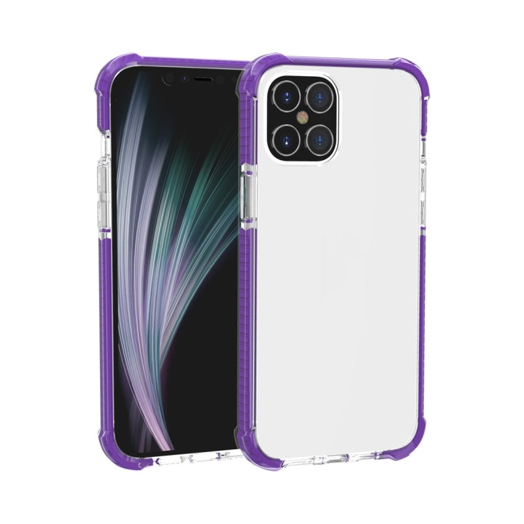 For iPhone 12 / 12 Pro Four-corner Shockproof TPU + Acrylic Protective Case