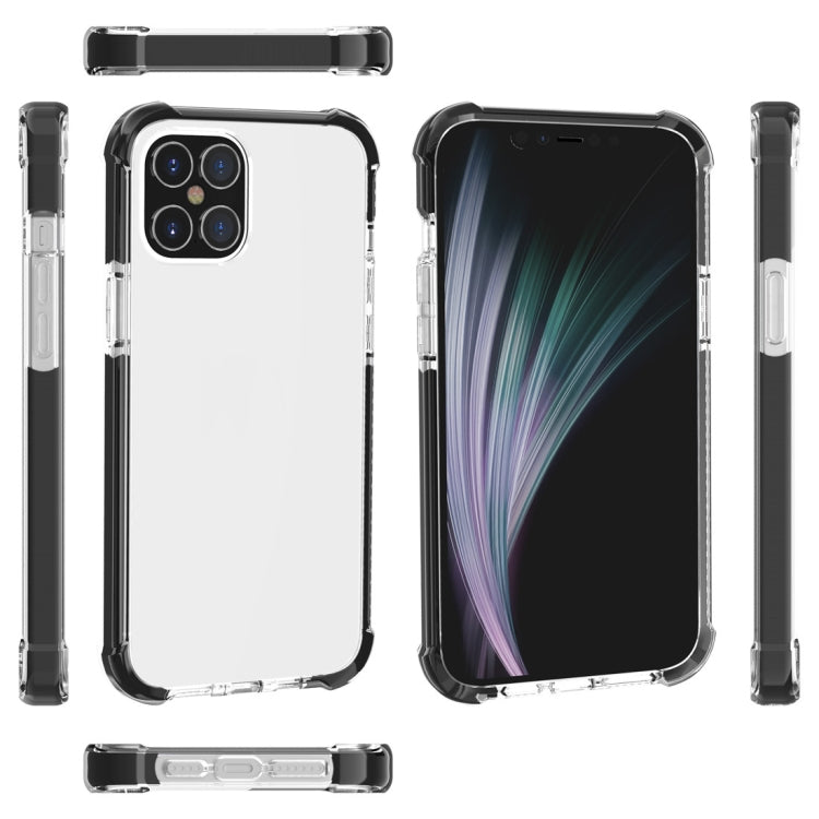 For iPhone 12 / 12 Pro Four-corner Shockproof TPU + Acrylic Protective Case