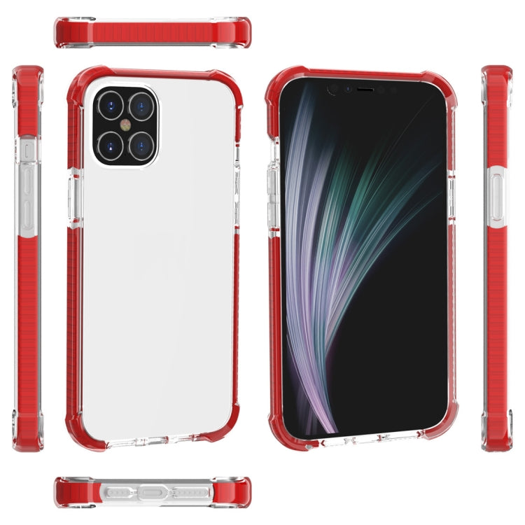 For iPhone 12 / 12 Pro Four-corner Shockproof TPU + Acrylic Protective Case